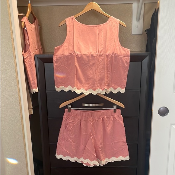 PrettyGarden Other - PRETTYGARDEN Women's 2 Piece Casual Cropped Tank Top High Waist Shorts Set L